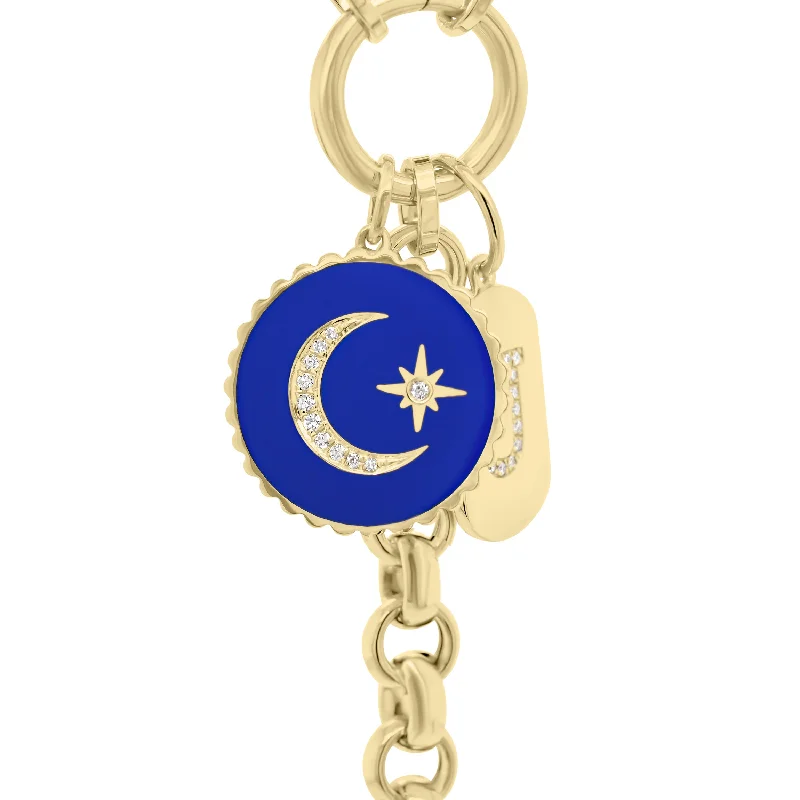 Flash Sale On Stunning Jewelry – Don't Miss Out Diamond Star & Moon Pendant
