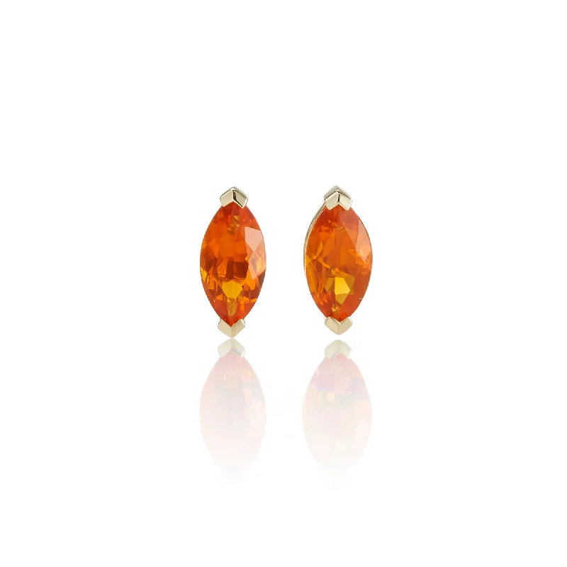 Must-Have Jewelry Pieces At Reduced Prices Fire Opal Marquis Stud Earrings