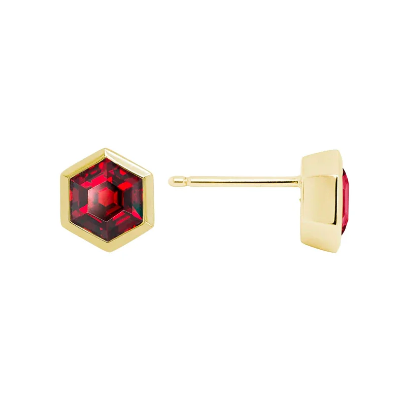 Dainty And Elegant Jewelry Now At Reduced Prices Garnet Stud Earrings