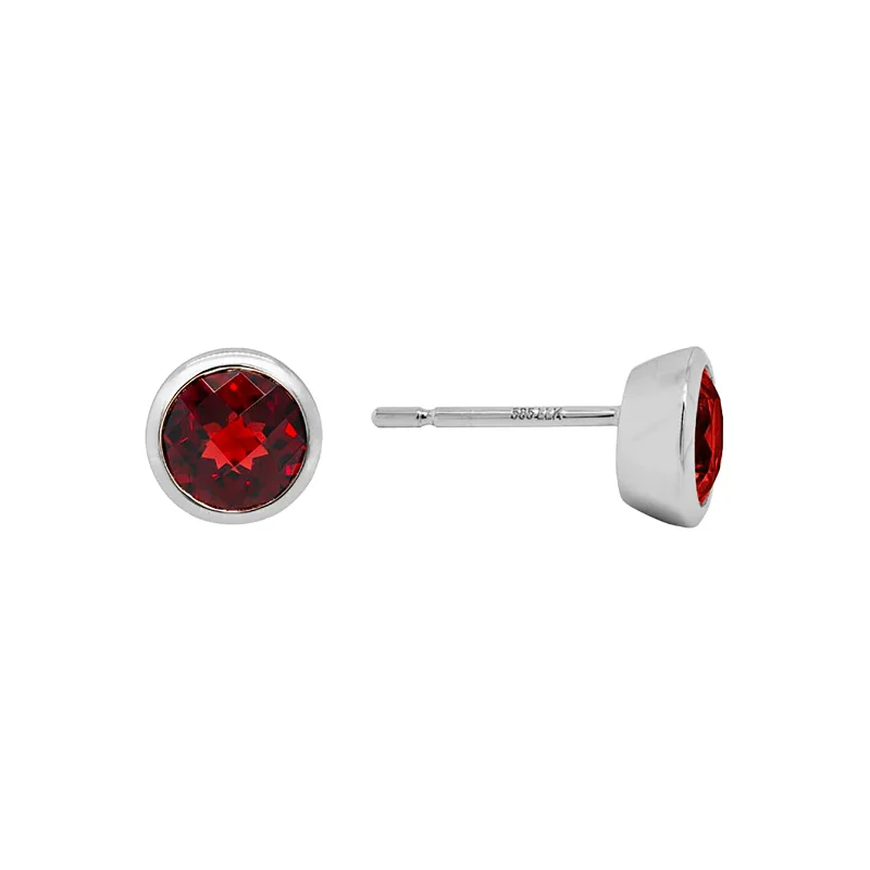 Your Perfect Accessory Now At The Best Price Garnet Stud Earrings