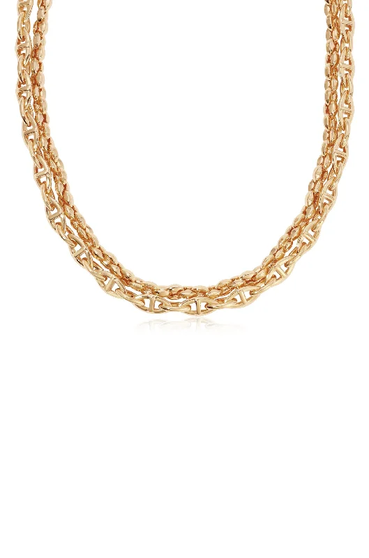 Celebrate Every Occasion With Sparkling Savings Golden Rays Linked Chain Necklace Set