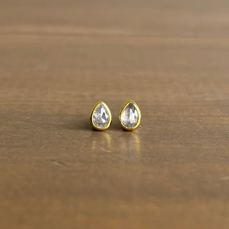 Shine In Style – Shop Jewelry Discounts Today Grey Diamond Teardrop Stud Earrings