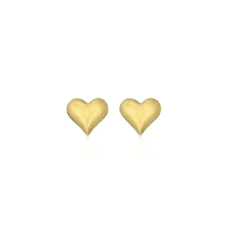 Handcrafted Beauty At Affordable Prices Heart Stud Earrings
