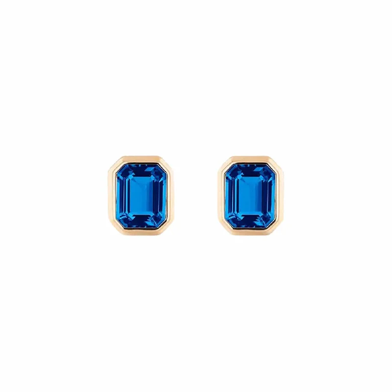 Luxury Meets Affordability – Jewelry Sale Live Now London Blue Topaz Manhattan Stud Earrings