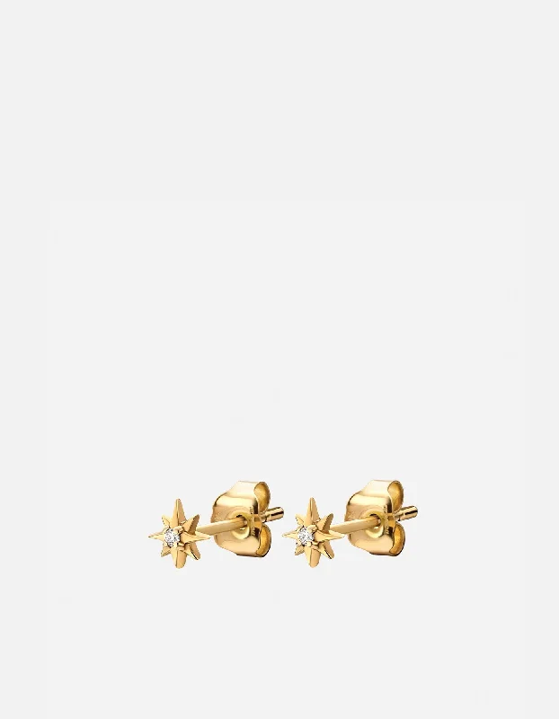 The Perfect Jewelry Piece At The Perfect Price Nova Stud Earrings, 14k Gold Pavé