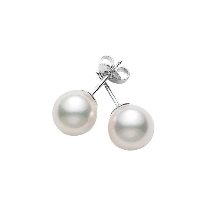 Timeless Elegance, Temporary Discounts – Act Fast Akoya Cultured Pearl Everyday Essentials Stud Earrings (A 6.5-6mm)