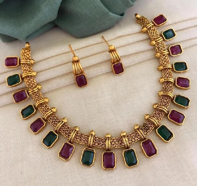 Your Dream Jewelry At Dream Prices – Shop Now Premium Finish Short Necklace set