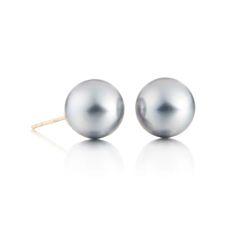 Save On Luxury Jewelry Pieces – Limited-Time Offers 10mm Silver Tahitian Pearl Stud Earrings