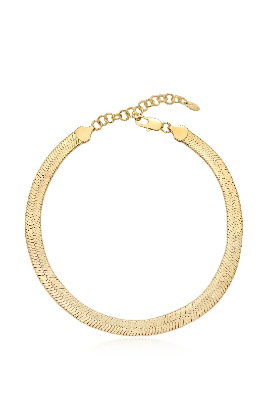 Discover Unique Jewelry With Special Limited-Time Offers Snake Smooth Herringbone Chain Necklace