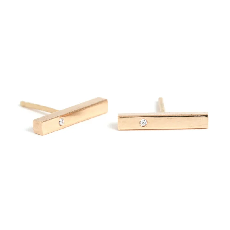 Elegant Jewelry, Affordable Luxury – Shop Now Diamond Bar Stud Earrings
