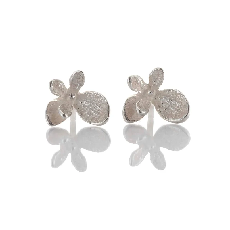 The Biggest Jewelry Sale Of The Year Is Here Petite Silver Hydrangea Stud Earrings