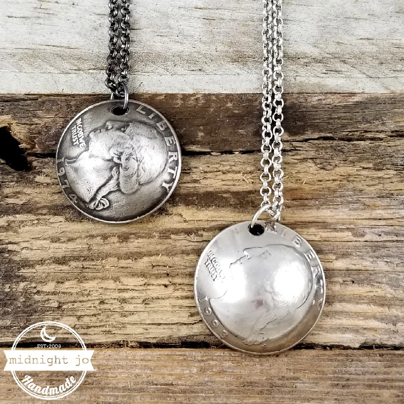 Shop Stylish Jewelry Now And Save Big 1965-1998 Domed Quarter Coin Necklace