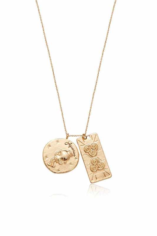 Holiday Jewelry Sale – Perfect Gifts At Great Prices Zodiac Double Medallion Necklace