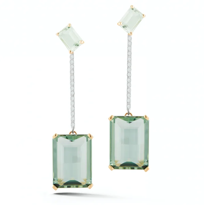 Shop Trending Jewelry With Exclusive Savings 14kt Gold Mint Green Earring