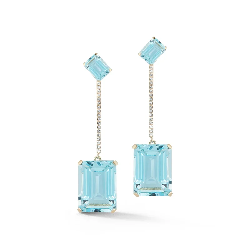 Affordable Luxury Jewelry For Every Occasion 14kt Gold Something Blue Earrings