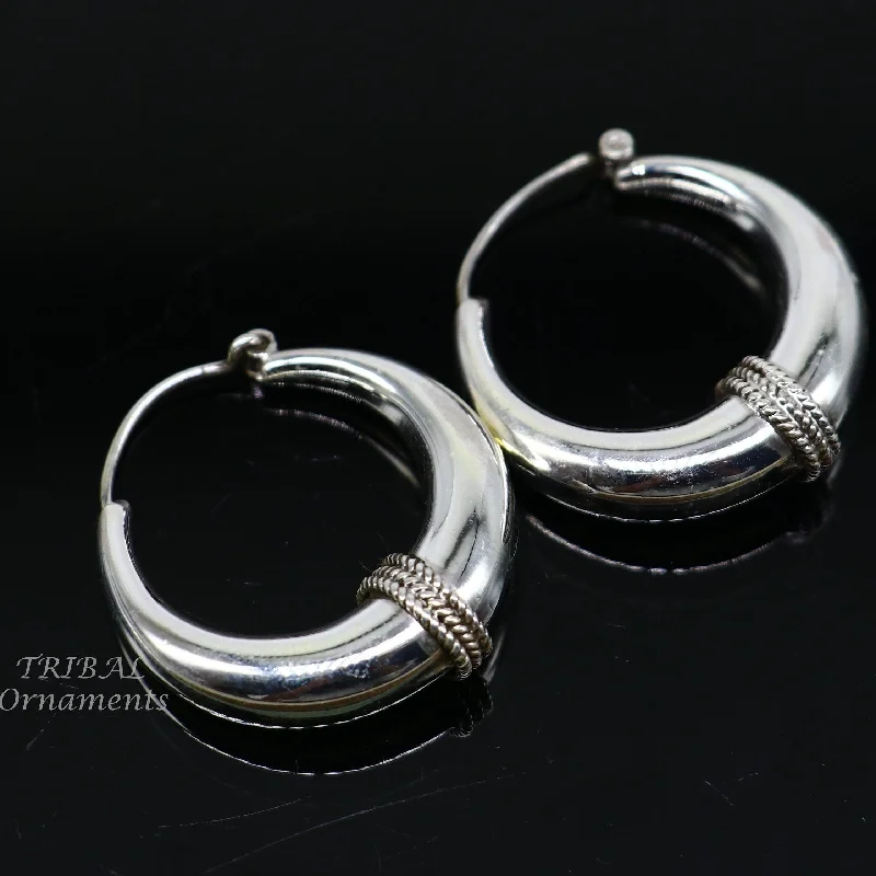Buy More, Save More – Special Jewelry Discounts 925 sterling silver handmade vintage ethnic style hoops earrings kundal,ethnic pretty bali tribal belly dance jewelry from india s1068 Buy More, Save More – Special Jewelry Discounts 925 sterling silver handmade vintage ethnic style hoops earrings kundal,ethnic pretty bali tribal belly dance jewelry from india s1068