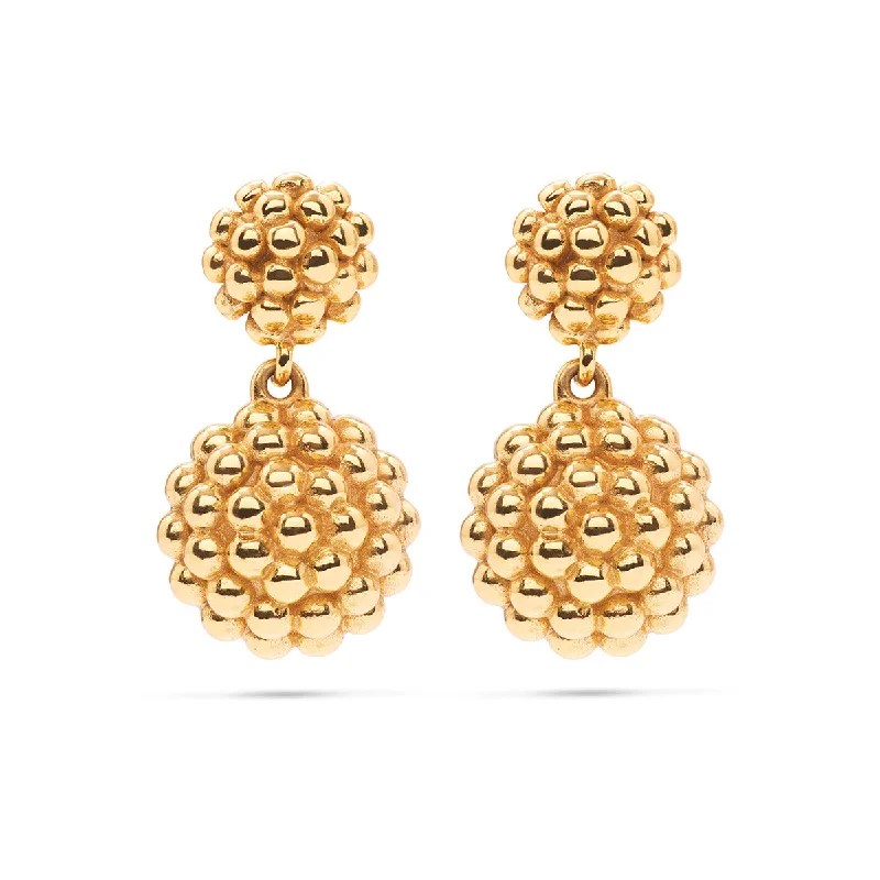 Jewelry Sale – Exclusive Styles At Lower Prices Berry Double Drop Earrings - Gold