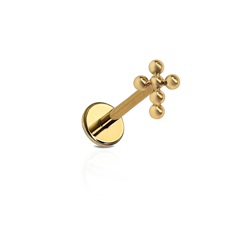 High-End Sparkle, Low-End Prices – Jewelry Sale Live Bubble Cross Flat Back Stud