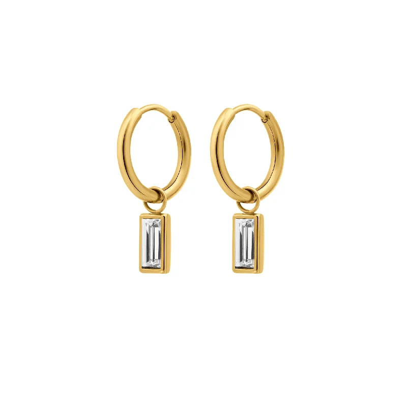 Luxury Jewelry Without The Luxury Price Tag "Can I Keep You?" Gem Hoops