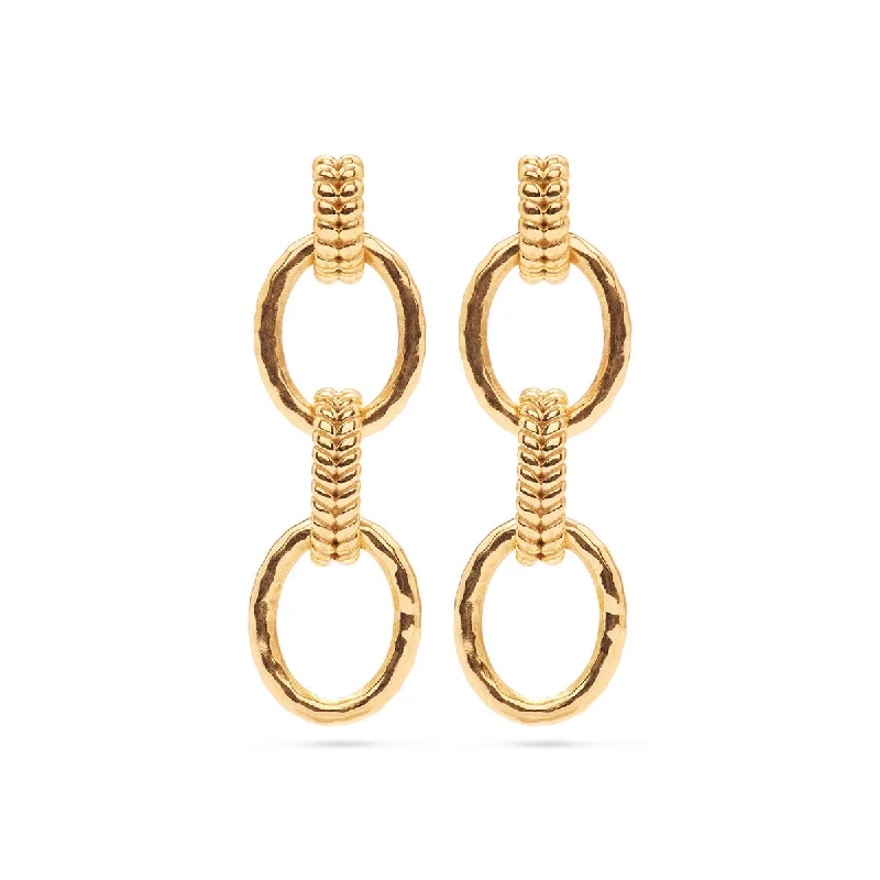 Personalized Jewelry Sale – Unique Gifts At Low Prices Cleopatra Regal Double Link Earrings - Gold Personalized Jewelry Sale – Unique Gifts At Low Prices Cleopatra Regal Double Link Earrings - Gold