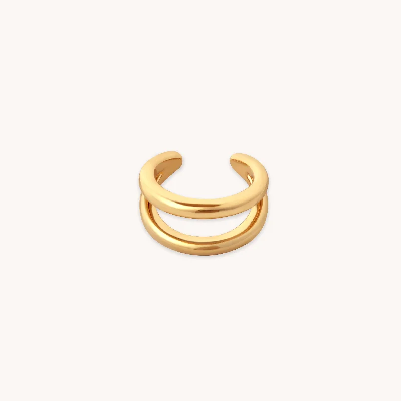 The Ultimate Jewelry Sale – Shop Premium Styles Illusion Essential Ear Cuff in Gold