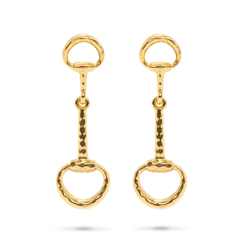 Fashion-Forward Jewelry At Exclusive Discounts Equestrian Snaffle Bit Earrings - Gold Fashion-Forward Jewelry At Exclusive Discounts Equestrian Snaffle Bit Earrings - Gold