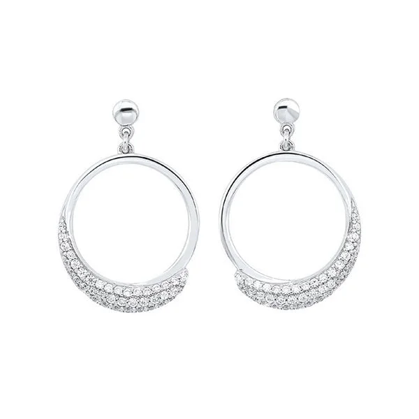 Huge Savings On Timeless Jewelry Collections SILVER CUBIC ZIRCONIA EARRING