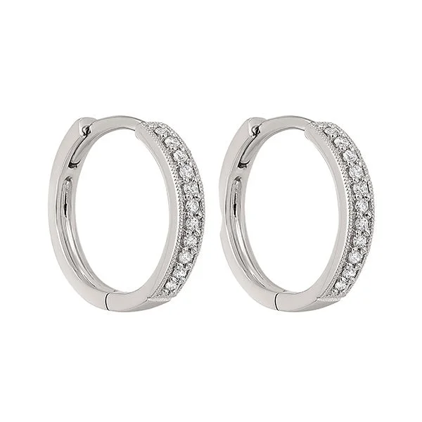 Jewelry Deals That Outshine The Rest 14KT WHITE GOLD DIAMOND (1/6CTW) EARRING