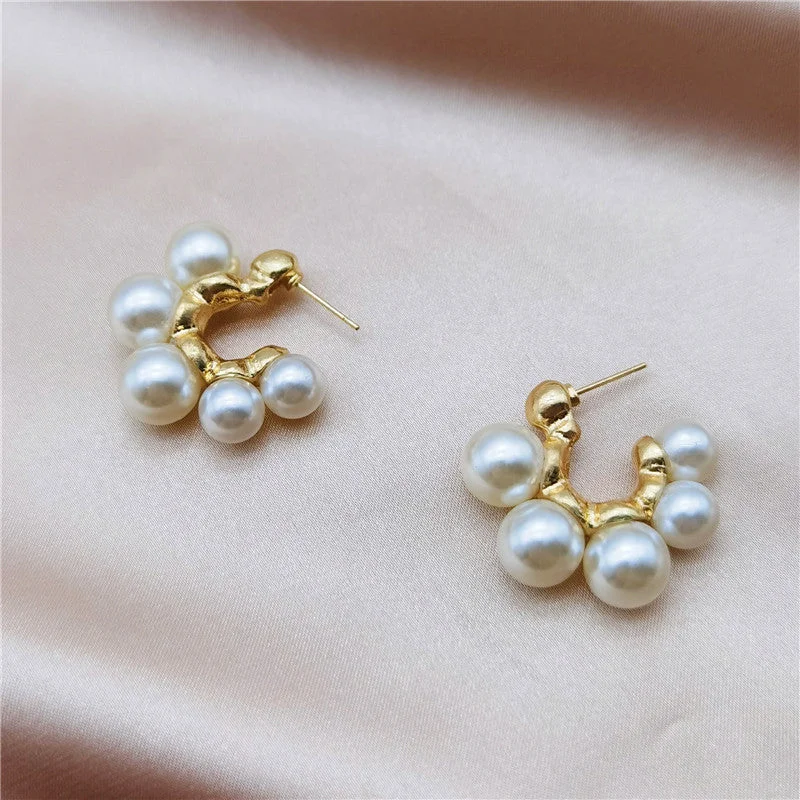 Get The Jewelry You Love At A Price You Love Just Lil Things  White Pin Earrings jlt11276