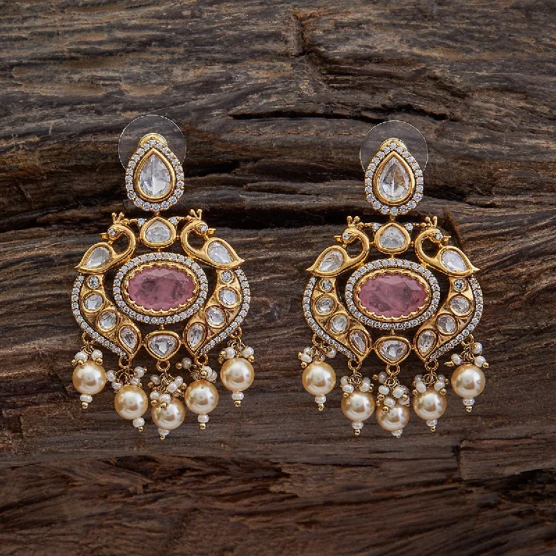 Handmade Pearl Jewelry For Timeless Elegance Kundan Earring 172997
