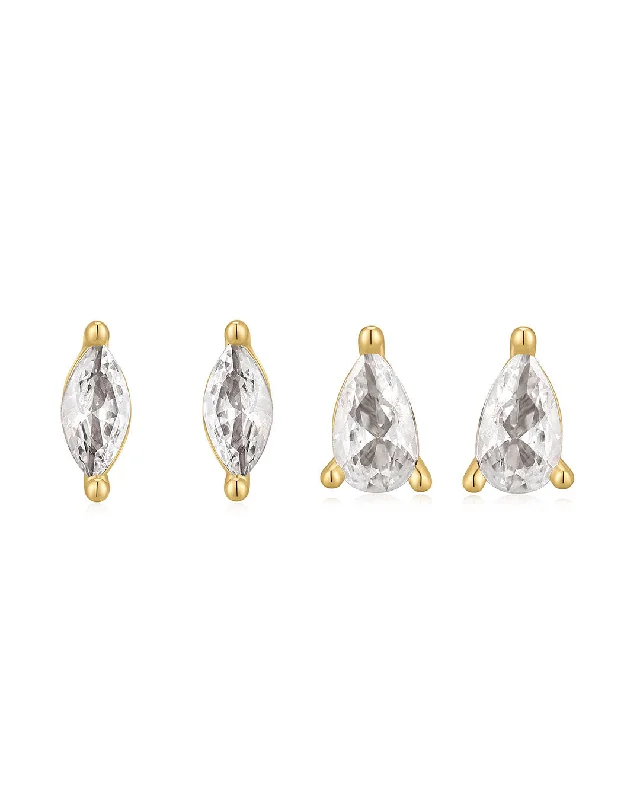 Personalized Engraved Jewelry For Meaningful Gifts Luxe Stone Studs Set