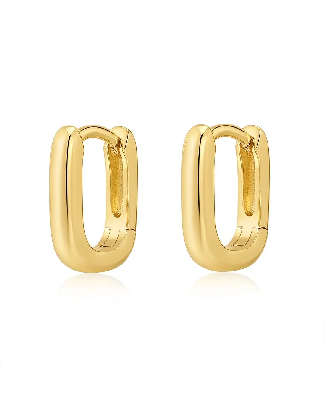 Versatile Layering Jewelry For Effortless Chic Mini Chain Link Huggies