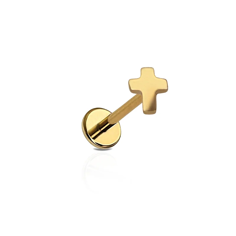 Shop Fine Jewelry With Amazing Deals Mini Cross Flat Back Stud