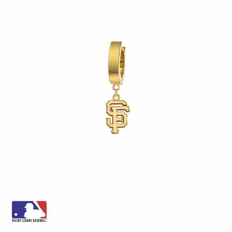 Affordable Gold-Plated Jewelry For Modern Fashion MLB™ Micro Team Earring