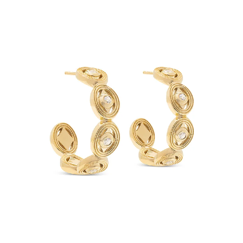 Special Offers On Handcrafted And Designer Jewelry Monique Hoop Earrings - Clear Cubic Zirconia Special Offers On Handcrafted And Designer Jewelry Monique Hoop Earrings - Clear Cubic Zirconia