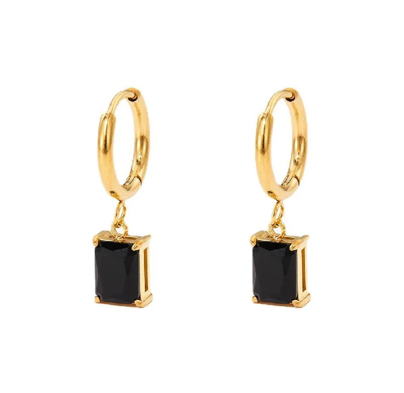 Flash Sale On Elegant Jewelry – Don't Miss Out Onyx Hoop Earrings
