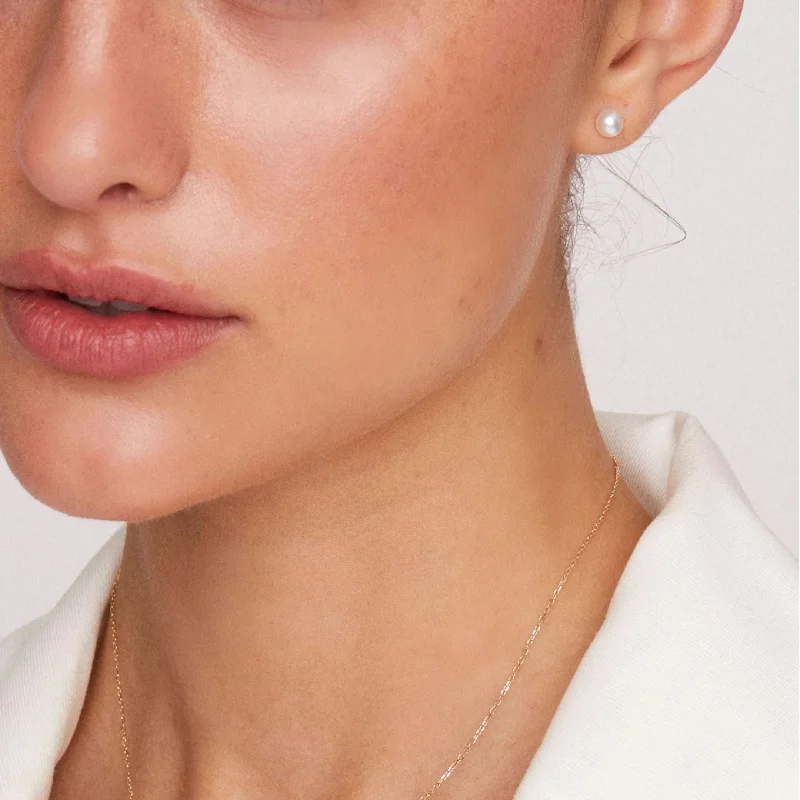Shop Elegant Jewelry At Unbeatable Prices Perfect Pearl Earrings -Solid Gold