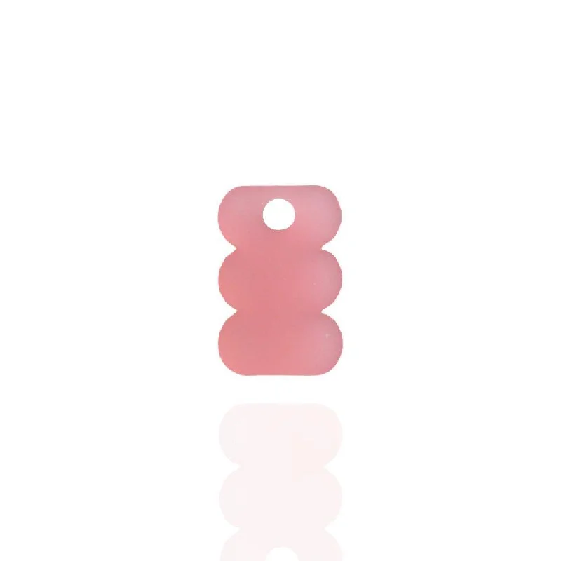 Breathtaking Jewelry, Breathtaking Prices Pink Abstract Acrylic Charm