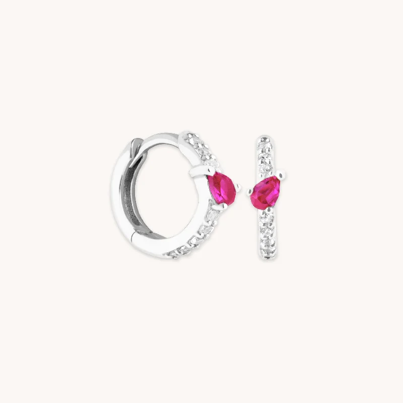 Jewelry Sale Bonanza – Grab Your Sparkle Now Pink Sapphire Marquise Huggies in Solid White Gold Jewelry Sale Bonanza – Grab Your Sparkle Now Pink Sapphire Marquise Huggies in Solid White Gold