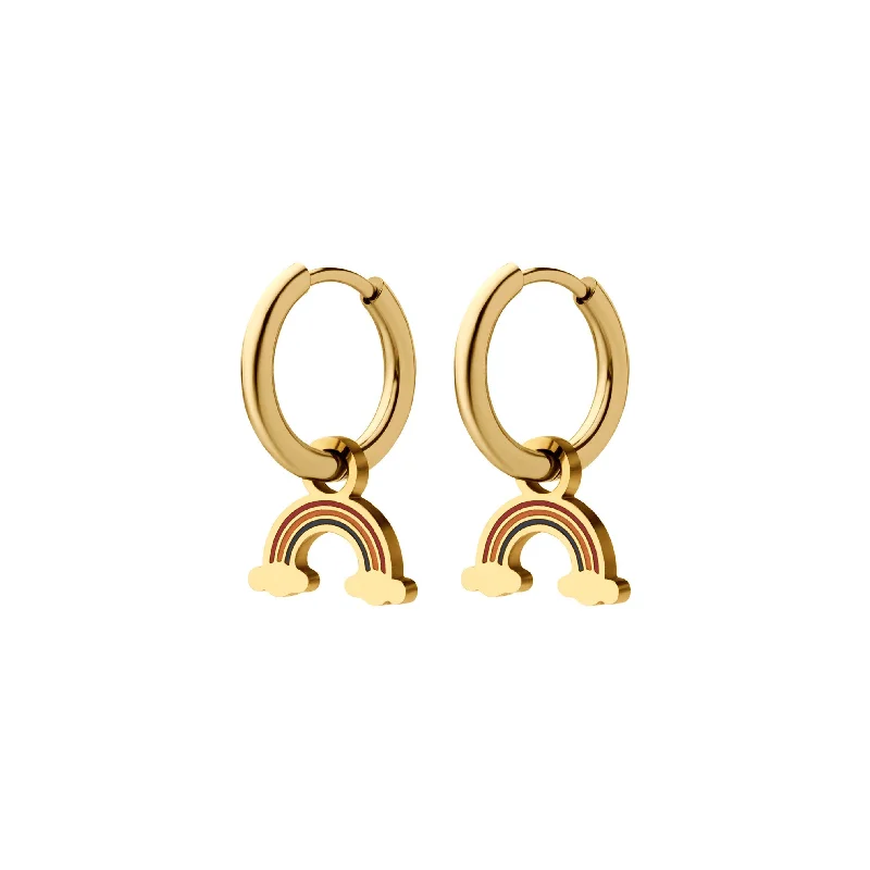 Fashion-Forward Jewelry At Incredible Prices Rainbow Charm Hoops