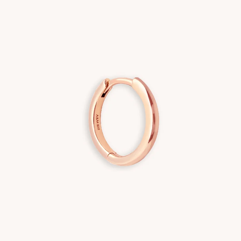 Exclusive Jewelry Sale – Sparkle For Less Essential 11.5mm Hoop in Rose Gold