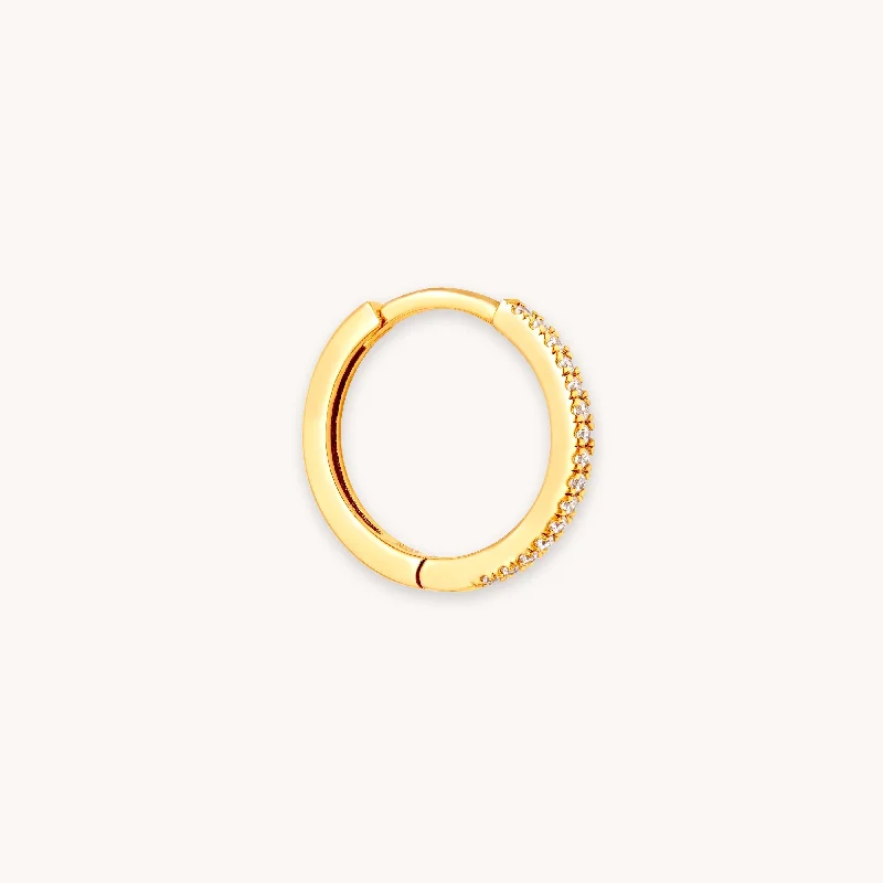 Jewelry Deals That Outshine The Rest Jewelled Hoop 11.5mm in Gold