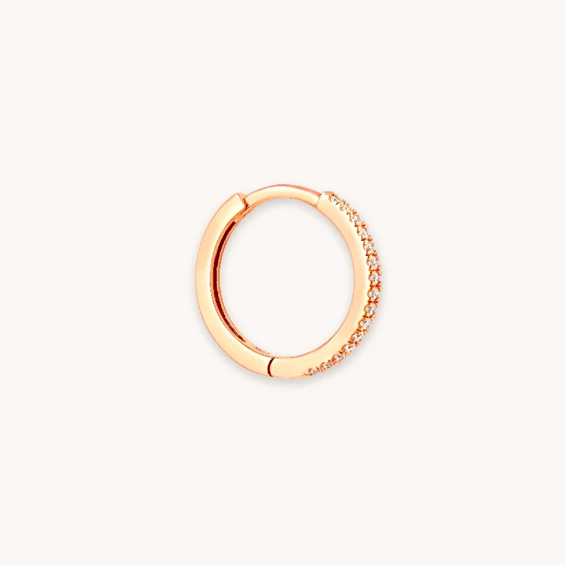 Flash Sale On Stunning Jewelry – Don't Miss Out Jewelled Hoop 11.5mm in Rose Gold