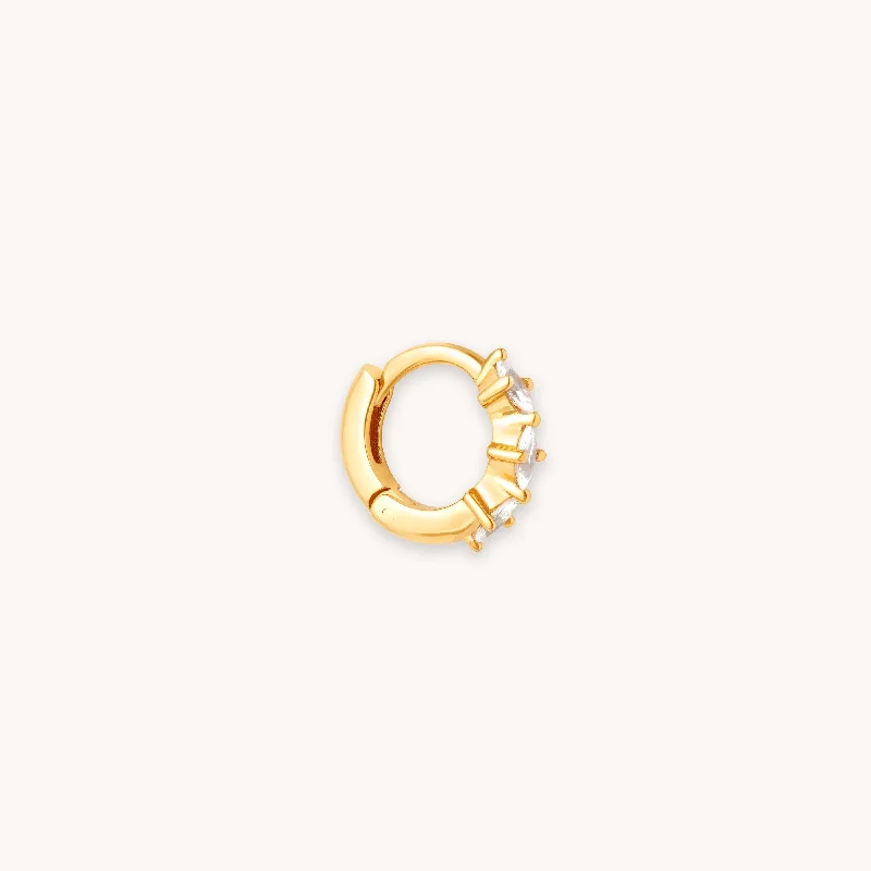 Bestselling Jewelry At Special Promotional Rates Navette Hoop 6.5mm in Gold