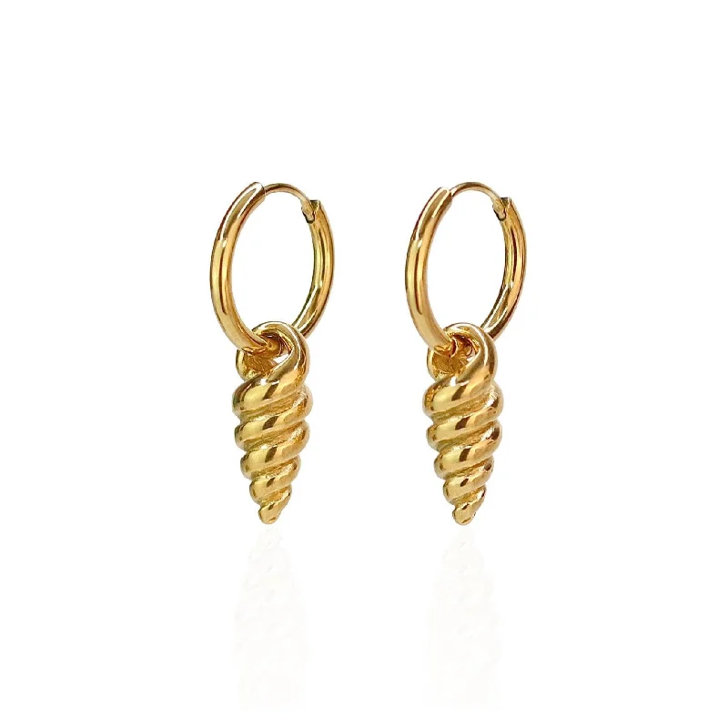 Don't Miss Our Biggest Jewelry Sale Of The Season Spiral Shell Hoops