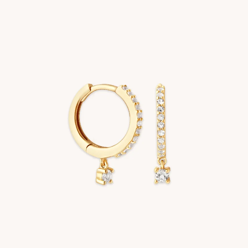 Don't Miss Out On Bestselling Jewelry At Special Prices Topaz Charm Hoops in Solid Gold Don't Miss Out On Bestselling Jewelry At Special Prices Topaz Charm Hoops in Solid Gold