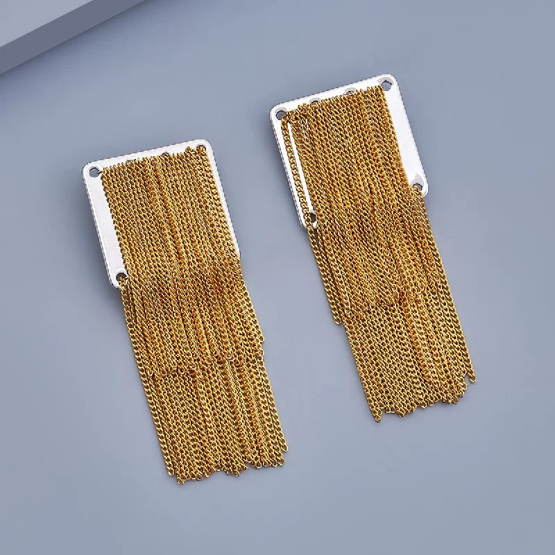 Affordable Gold-Plated Jewelry For Modern Fashion Trendy Earring 169186