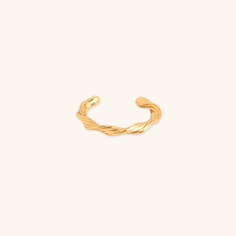 Trending Jewelry Now At Unbeatable Prices Twist Ear Cuff in Gold
