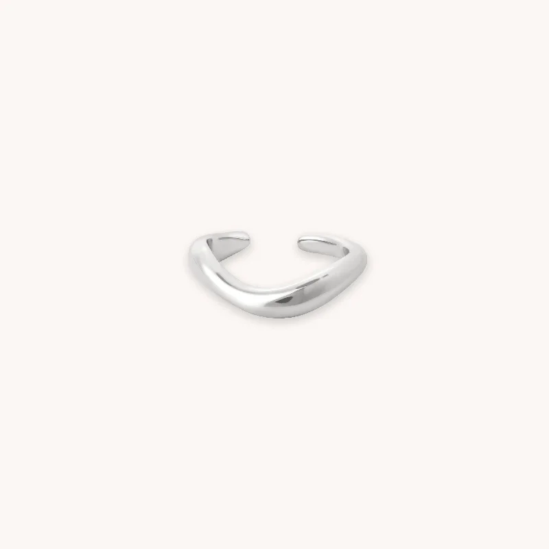Exclusive Jewelry Bundles At Discounted Prices Wave Ear Cuff in Silver