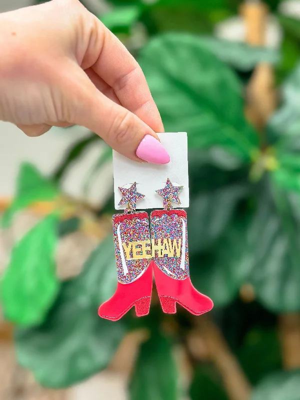 Personalized Jewelry Sale – Meaningful Gifts At Great Prices 'Yeehaw' Glitter Boot Dangle Earrings Personalized Jewelry Sale – Meaningful Gifts At Great Prices 'Yeehaw' Glitter Boot Dangle Earrings